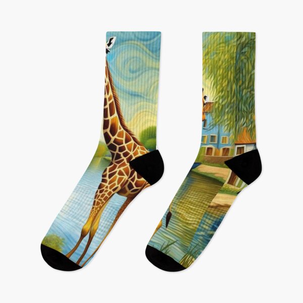 Item preview, Cute Lover Giraffe at River Bend Zoo Pals designed and sold by sportsimpact.