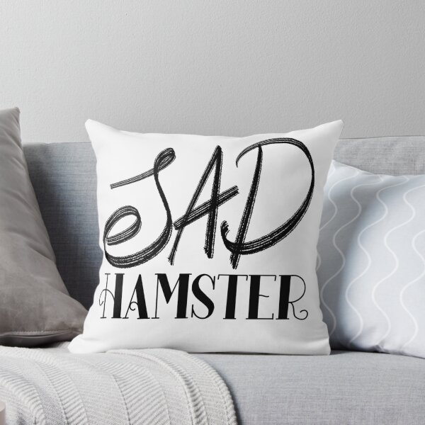 Item preview, sad hamster hand lettering typography design designed and sold by designsoln1.