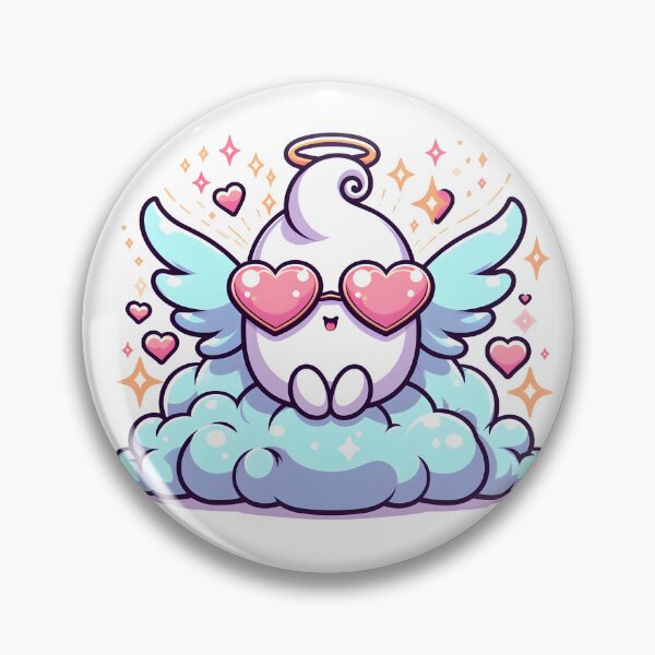 Item preview, Kawaii Luminous Banshee With Heart-Shaped Sunglasses designed and sold by CanvasCutie.