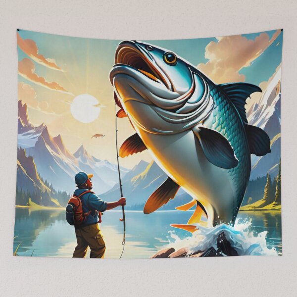 Item preview, The Trophy Haul: Landmark Catch of the Massive Fish designed and sold by GrizzlyCollective.