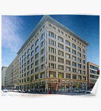 Historic Corner Scene DTLA Poster