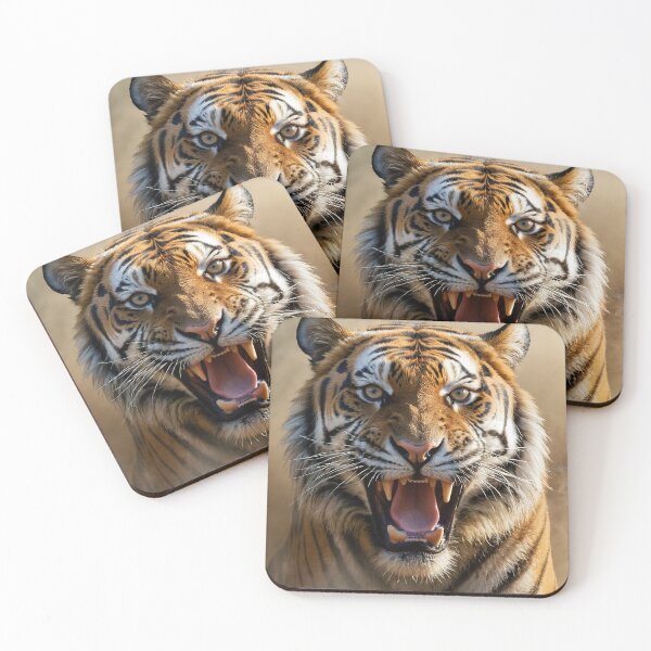 Item preview, Roaring Fury: The Ferocious Majesty of a Roaring Tiger designed and sold by RK - Shop.