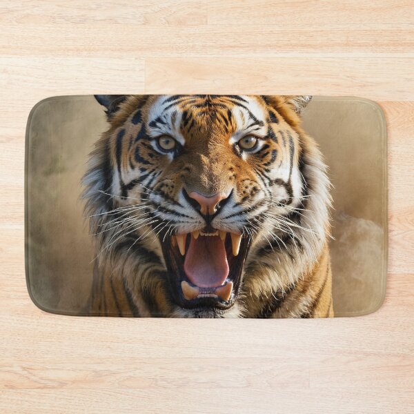 Item preview, Roaring Fury: The Ferocious Majesty of a Roaring Tiger designed and sold by RK - Shop.