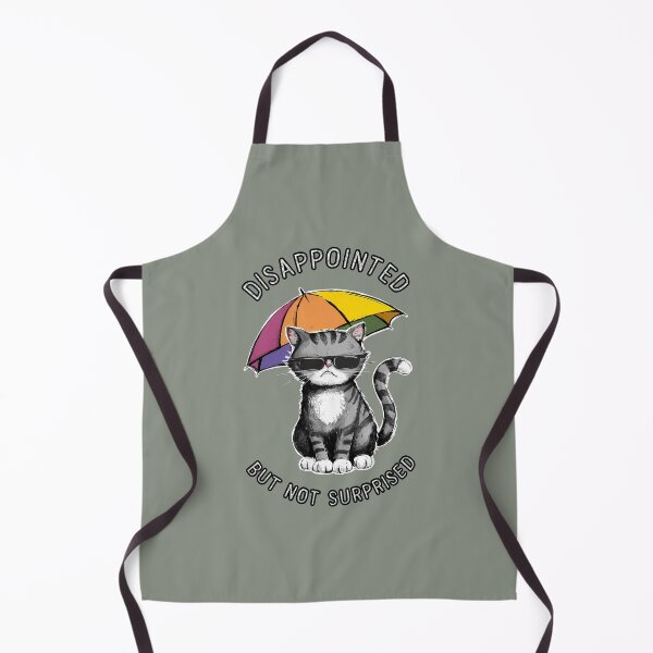 Item preview, Disappointed Cat with Umbrella Art designed and sold by RuyaFab.