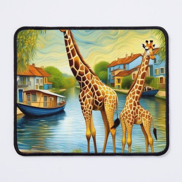 Item preview, Cute Lover Giraffe at River Bend Zoo Pals designed and sold by sportsimpact.