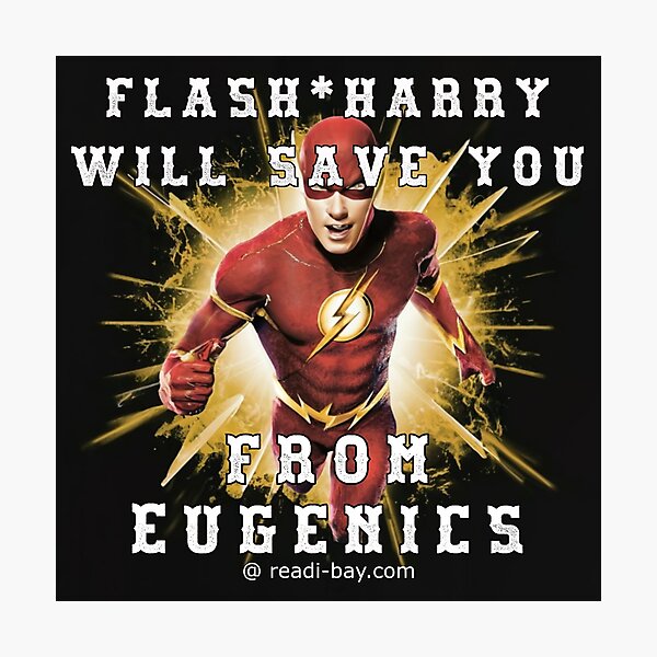 Item preview, Flash-Harry Saves You From Eugenics designed and sold by AlienAlmanac.
