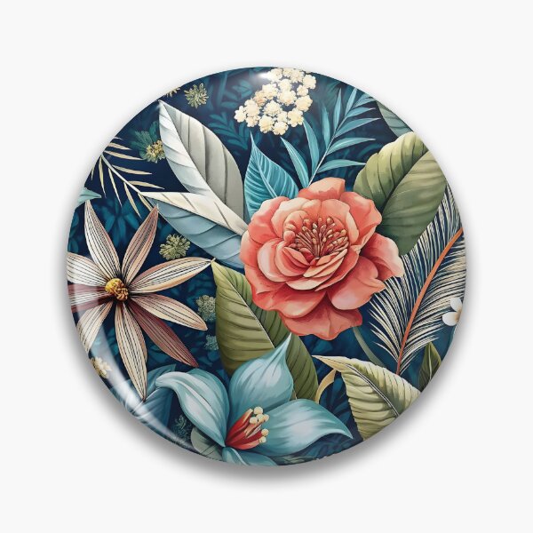 Item preview, Tropical Floral Pattern with Lush Botanical Illustration designed and sold by Rostislav Bouda.
