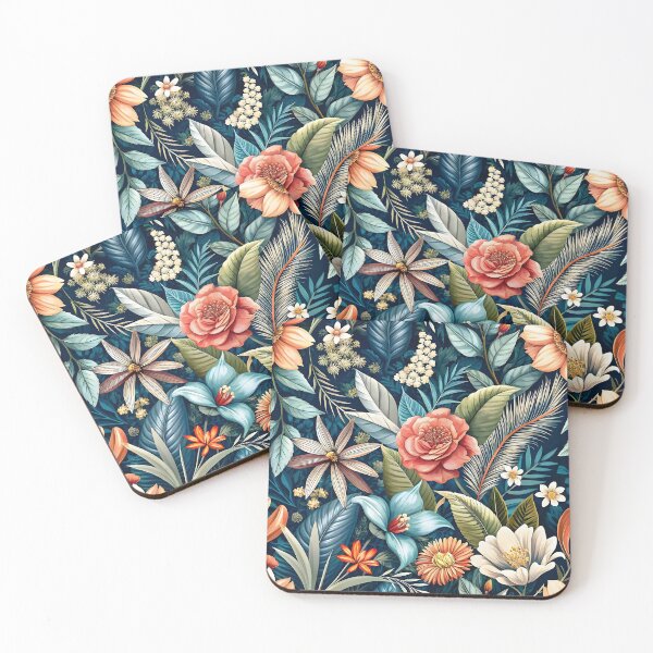 Item preview, Tropical Floral Pattern with Lush Botanical Illustration designed and sold by Rostislav Bouda.