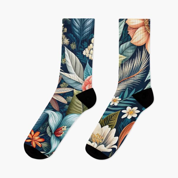 Item preview, Tropical Floral Pattern with Lush Botanical Illustration designed and sold by Rostislav Bouda.