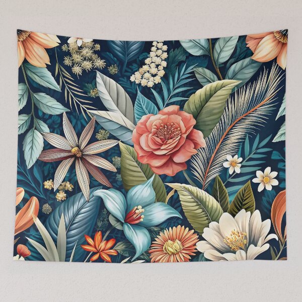 Item preview, Tropical Floral Pattern with Lush Botanical Illustration designed and sold by Rostislav Bouda.