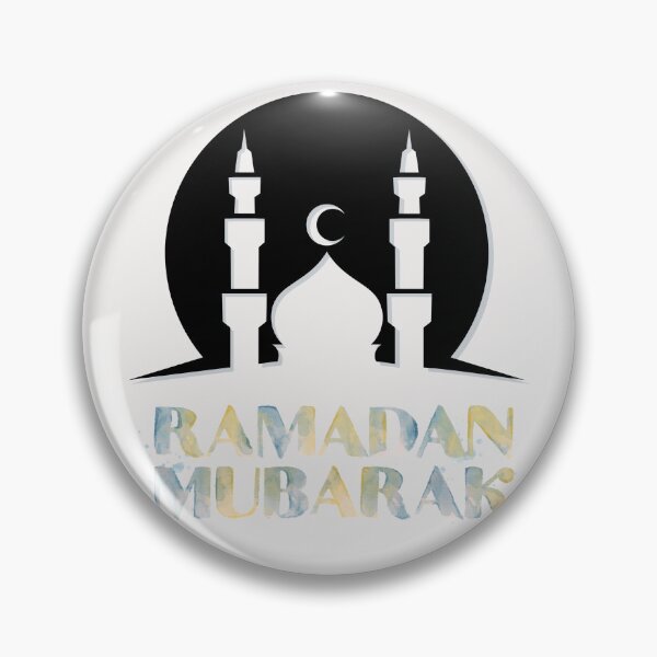 Item preview, Ramadan Mubarak: Celebrate in Black, White, and Gray designed and sold by SplashTastic.