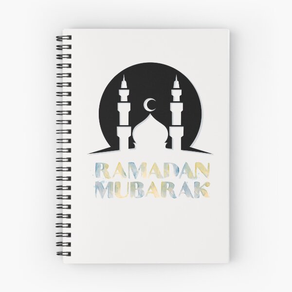 Item preview, Ramadan Mubarak: Celebrate in Black, White, and Gray designed and sold by SplashTastic.