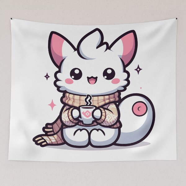 Item preview, Kawaii Hopeful Chimera: A Cozy Sweater designed and sold by CanvasCutie.