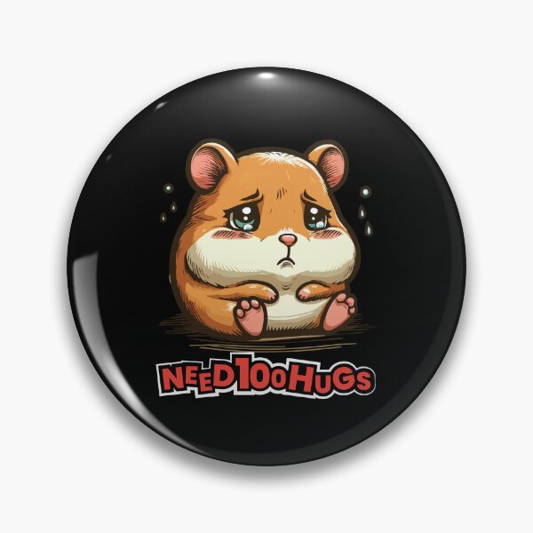 Item preview, Sad humster needs 100 hugs designed and sold by InstaCreatives.