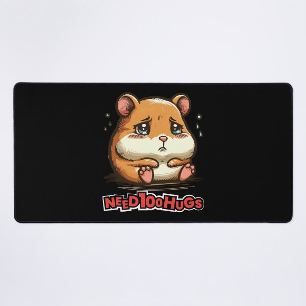 Item preview, Sad humster needs 100 hugs designed and sold by InstaCreatives.