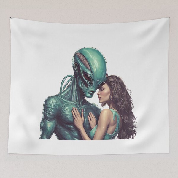 Item preview, The Alien who loved me designed and sold by Duaa-Aladdin.