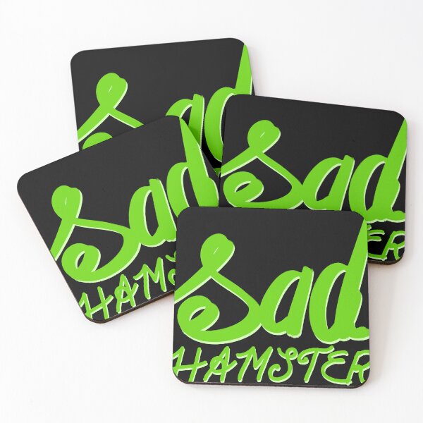Item preview, sad hamster hand lettering typography design designed and sold by designsoln1.