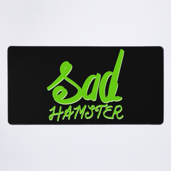 Item preview, sad hamster hand lettering typography design designed and sold by designsoln1.