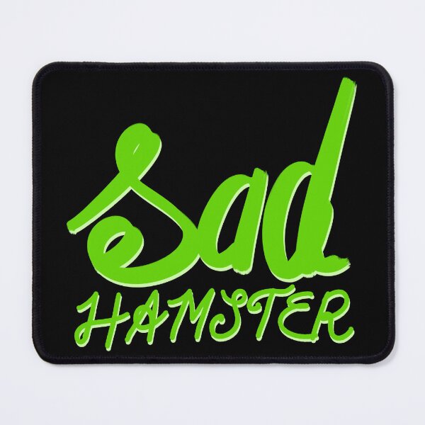 Item preview, sad hamster hand lettering typography design designed and sold by designsoln1.