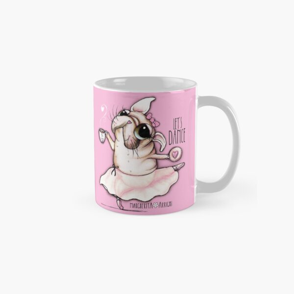 French Bulldog dancer, tea time Classic Mug