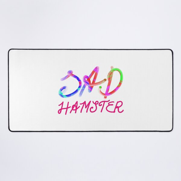 Item preview, sad hamster hand lettering typography design designed and sold by designsoln1.