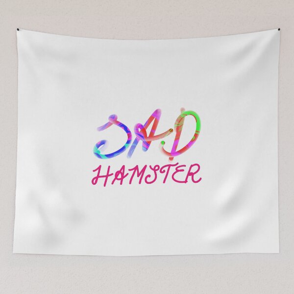 Item preview, sad hamster hand lettering typography design designed and sold by designsoln1.