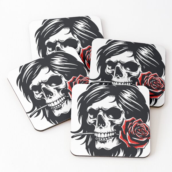 Item preview, SKULL, HAIR, & ROSE designed and sold by snuske01.
