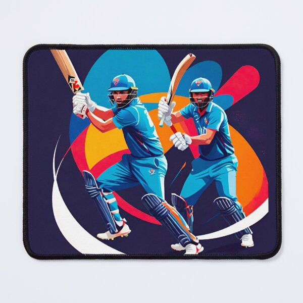 Item preview, Runners on the Pitch: Cricket Men Scoring Runs designed and sold by GrizzlyCollective.