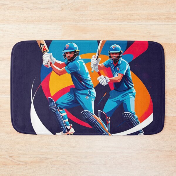 Item preview, Runners on the Pitch: Cricket Men Scoring Runs designed and sold by GrizzlyCollective.