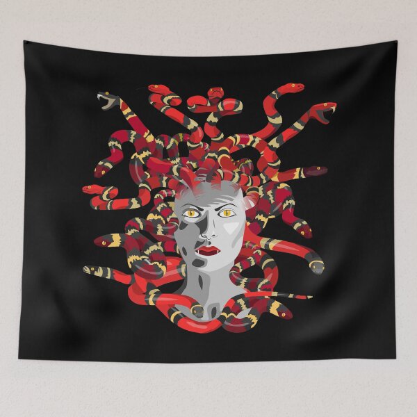 Item preview, Red snake gorgon designed and sold by kobyakov.