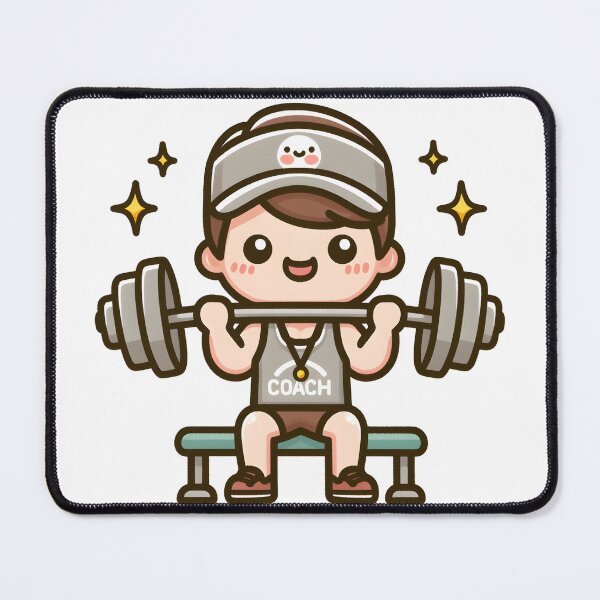 Item preview, Kawaii Athletic Coach: Wearing A Tank Top designed and sold by CanvasCutie.