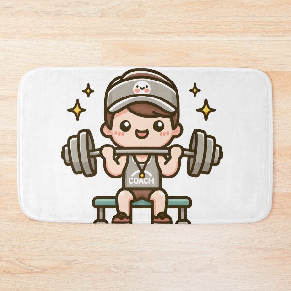 Item preview, Kawaii Athletic Coach: Wearing A Tank Top designed and sold by CanvasCutie.