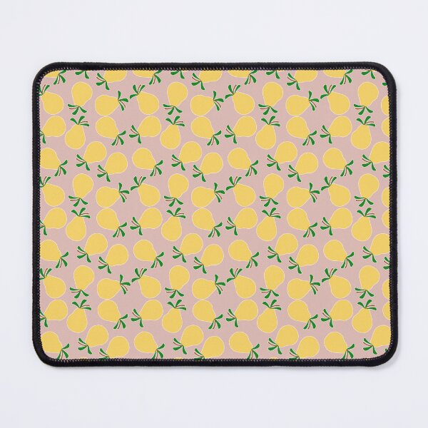 Item preview, Pear-fect style: Foodie Fashion with Yellow Pear Pattern on Muted Light Pink designed and sold by IraNiva.