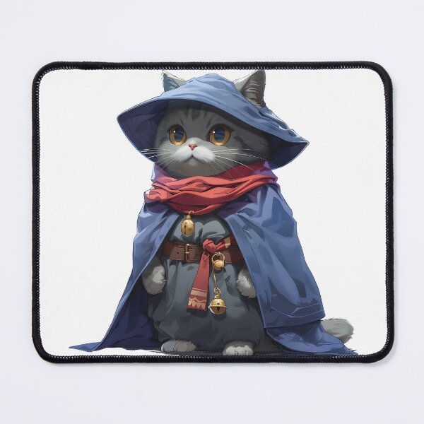 Item preview, Whimsical Wizard Tabby Cat designed and sold by Catloaf Art.