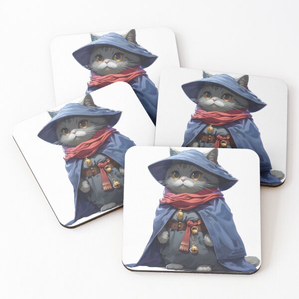 Item preview, Whimsical Wizard Tabby Cat designed and sold by Catloaf Art.