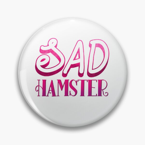 Item preview, sad hamster hand lettering typography design designed and sold by designsoln1.