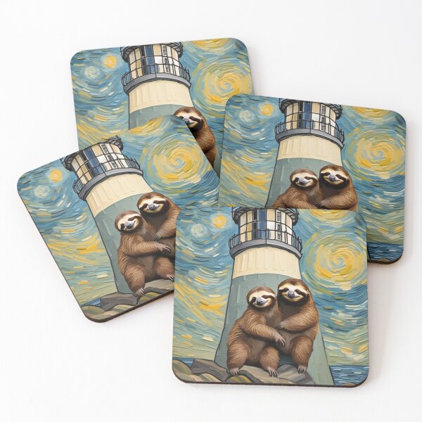 Item preview, Cute Smiling Sloths Buddy at Lighthouse Towers Zoo Pals designed and sold by sportsimpact.