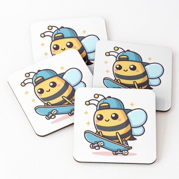 Item preview, Kawaii Skater Bee designed and sold by CanvasCutie.