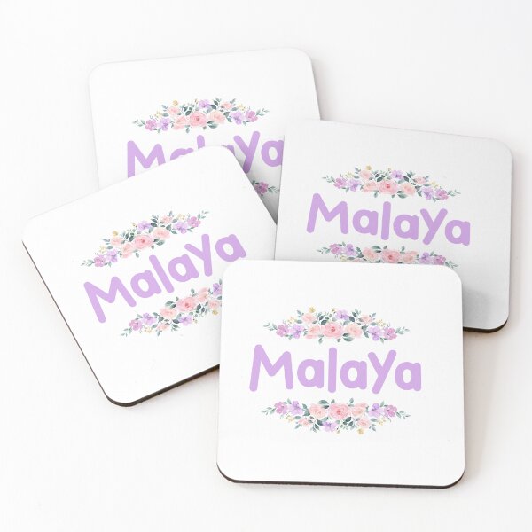 Aperçu de l'œuvre Étiquette Nominative Fleur Pourpre Malaisie créée et vendue par NormadWorld.