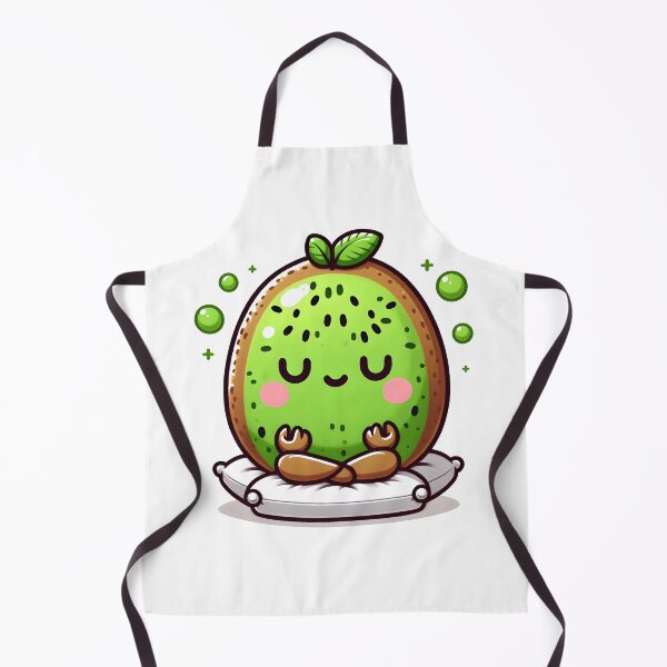 Item preview, Kawaii Kiwi With Meditation Cushion designed and sold by CanvasCutie.