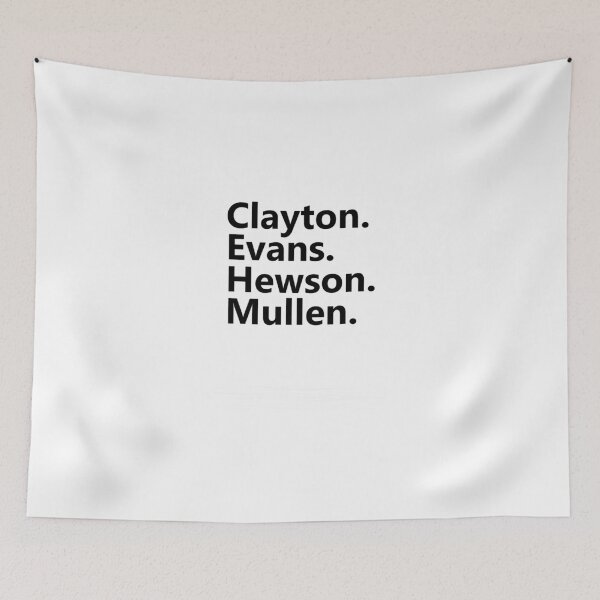 Item preview, Clayton. Evans. Hewson. Mullen. U2 designed and sold by berrycaple997.