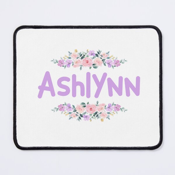 Item preview, Purple Flower Ashlynn Name Label designed and sold by NormadWorld.