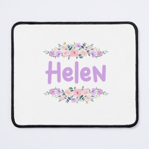 Item preview, Purple Flower Helen Name Label designed and sold by NormadWorld.