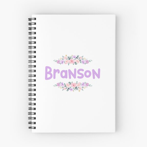 Item preview, Etiqueta Para Nombre Flor morada Branson designed and sold by NormadWorld.