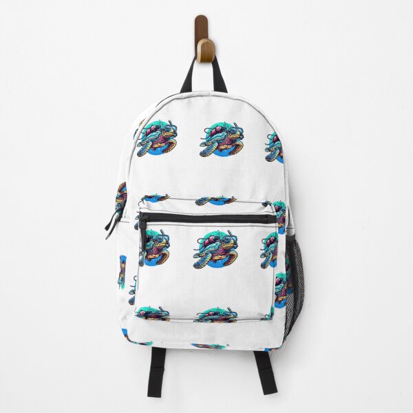 Item preview, scuba diving turtle designed and sold by schoolarts.