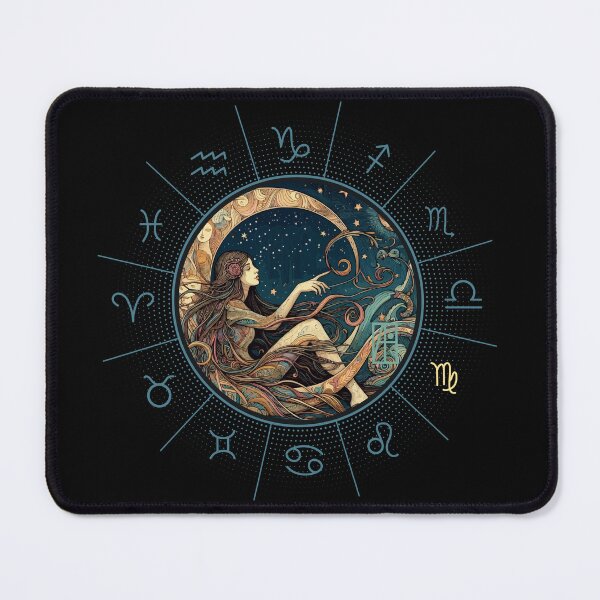 Item preview, ZODIAC Virgo - Astrological VIRGO - VIRGO - ZODIAC sign - Van Gogh style - 3 designed and sold by ArtProjectShop.