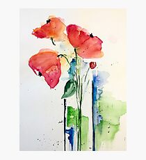 Flowers in the vase Photographic Print