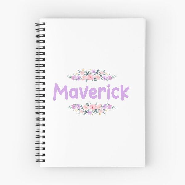 Item preview, Purple Flower Maverick Name Label designed and sold by NormadWorld.