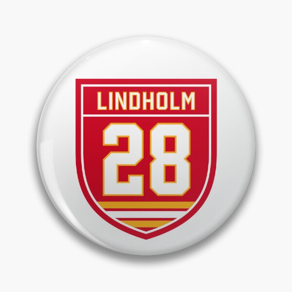 Item preview, Elias Lindholm Calgary #28 emblem designed and sold by Tarroi.