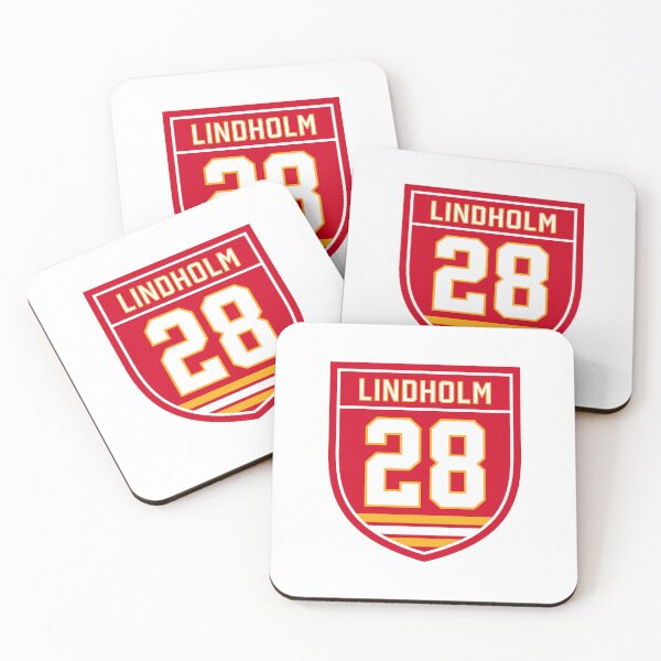 Item preview, Elias Lindholm Calgary #28 emblem designed and sold by Tarroi.